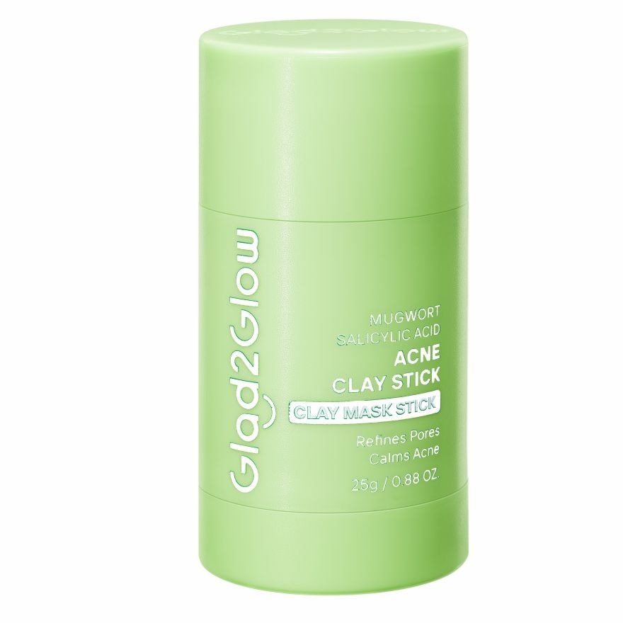 GLAD2GLOW Mugwort Salicylic Acid Acne Clay Stick 25g