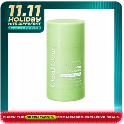 GLAD2GLOW GLAD2GLOW Mugwort Salicylic Acid Acne Clay Stick 25g image