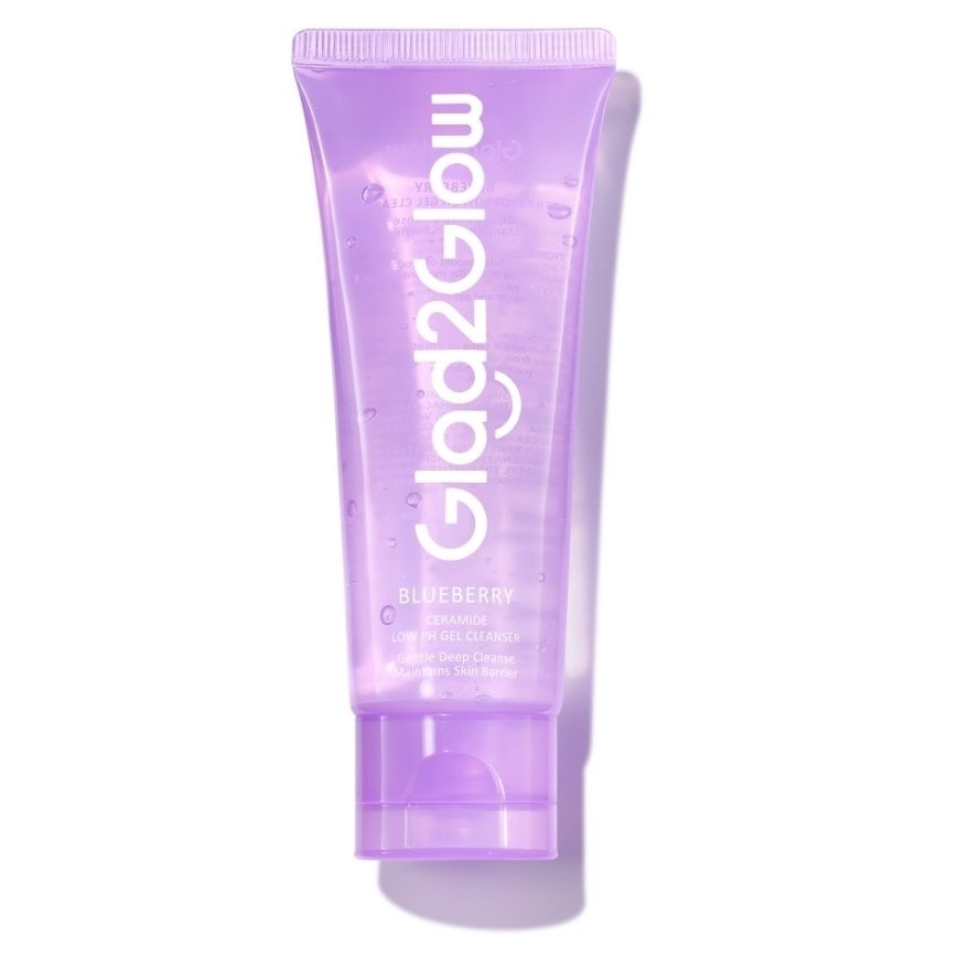 GLAD2GLOW Blueberry Ceramide Low PH Gel Cleanser 70ml