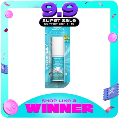 WATSONS - WATSONS Icy Cool Mint Mouth Spray 15ml image