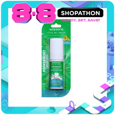 WATSONS - WATSONS Peppermint Mouth Spray 15ml image