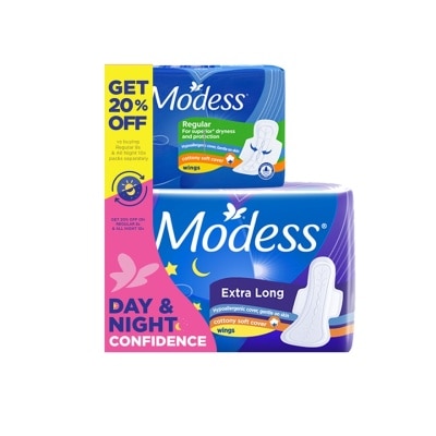 MODESS MODESS Day & Night Extra Long Wings