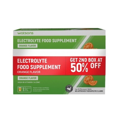 WATSONS GENERICS - WATSONS GENERICS Electrolyte Drink Effervescent Tablets 10s Buy 1 Get 2nd at 50% off