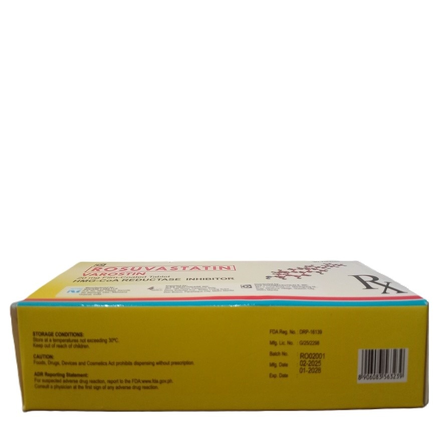 VAROSTIN 20mg Film Coated Tablet Sold Per Piece [PRESCRIPTION REQUIRED]