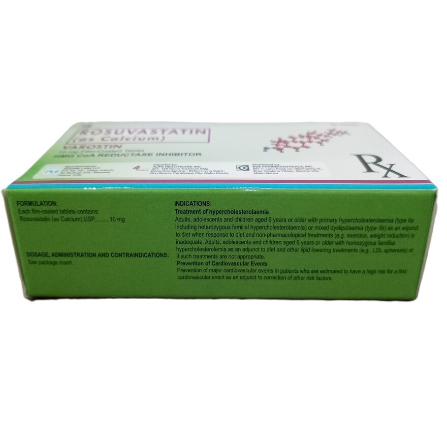 VAROSTIN 10mg Film Coated Tablet Sold Per Piece [PRESCRIPTION REQUIRED]