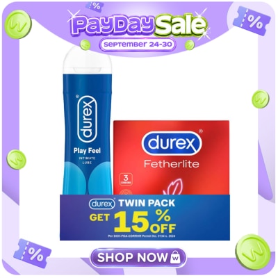 DUREX DUREX Lube and Fetherlite Twin Pack 50ml image