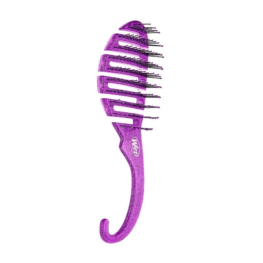 WET BRUSH Shower Detangler Purple Glitter