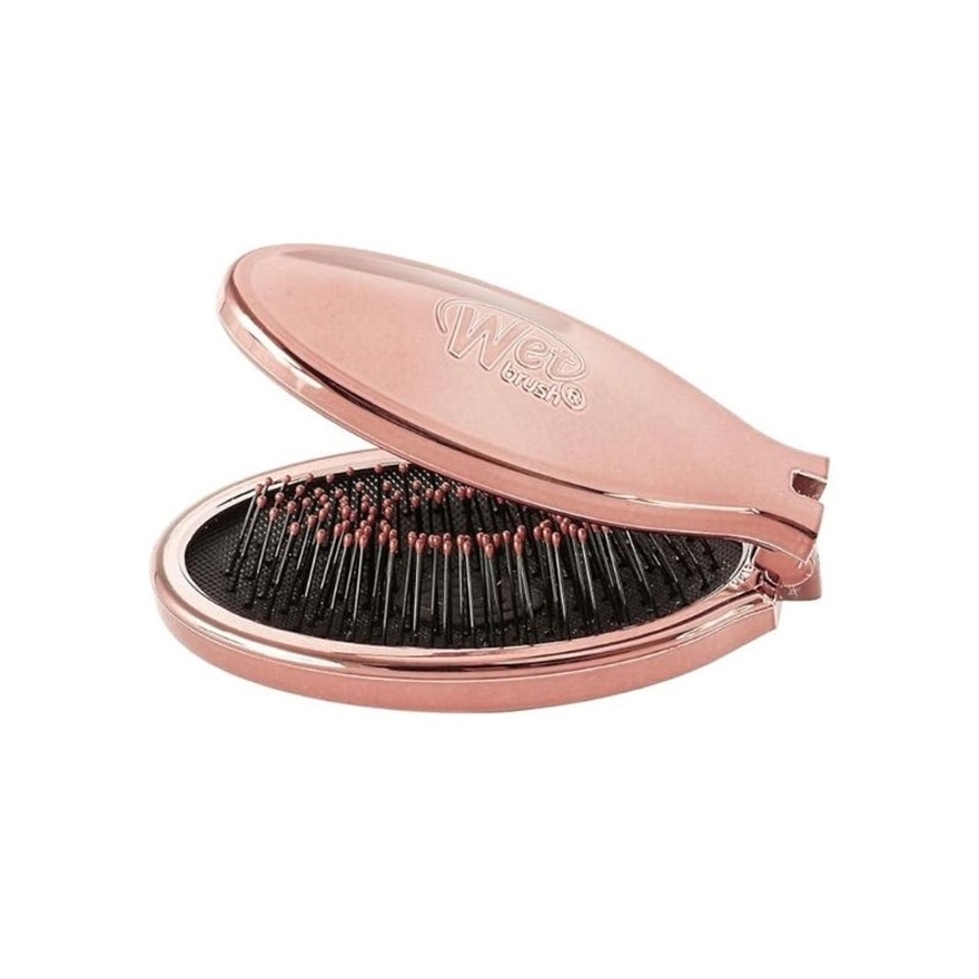 WET BRUSH Mini Pop Fold Electroplated Pink
