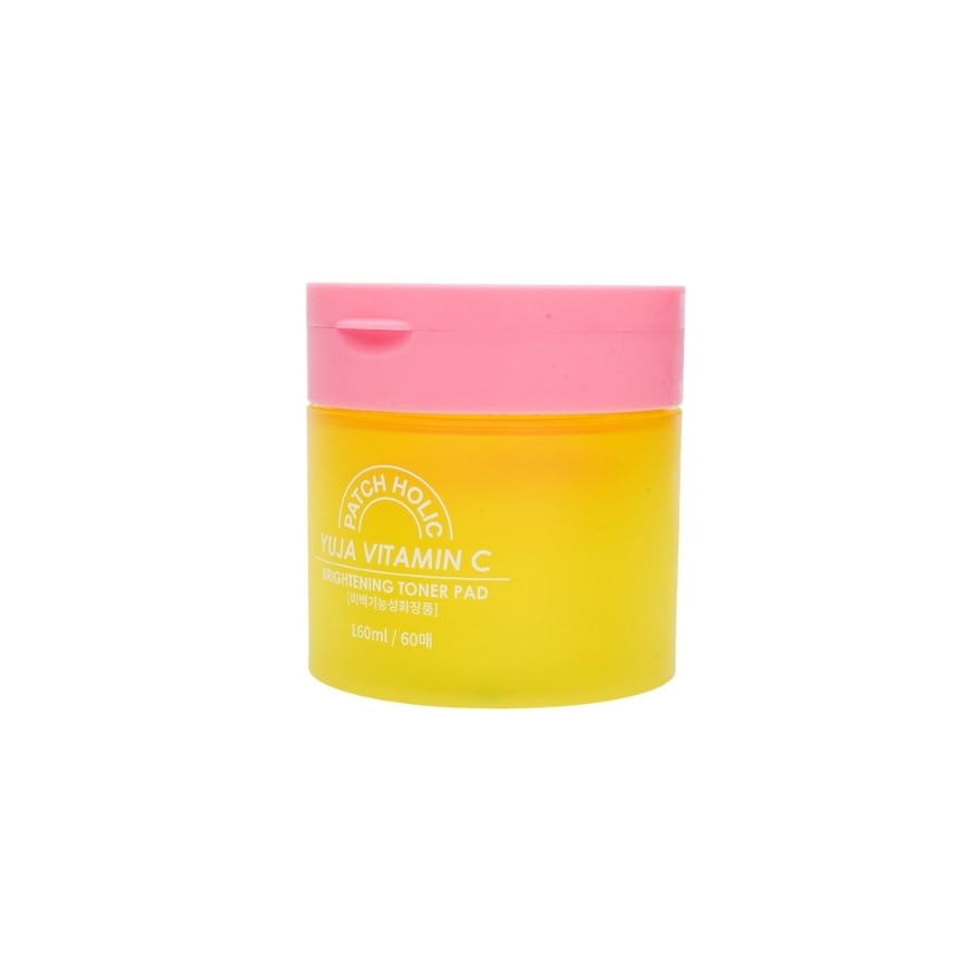PATCH HOLIC Yuja Vitamin C Brightening Toner Pad 60s