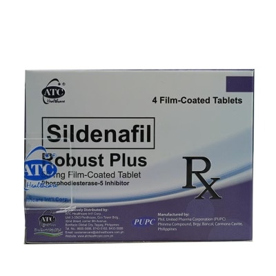 ROBUST PLUS ROBUST PLUS (SILDENAFIL) 50MG BOX OF 4s image