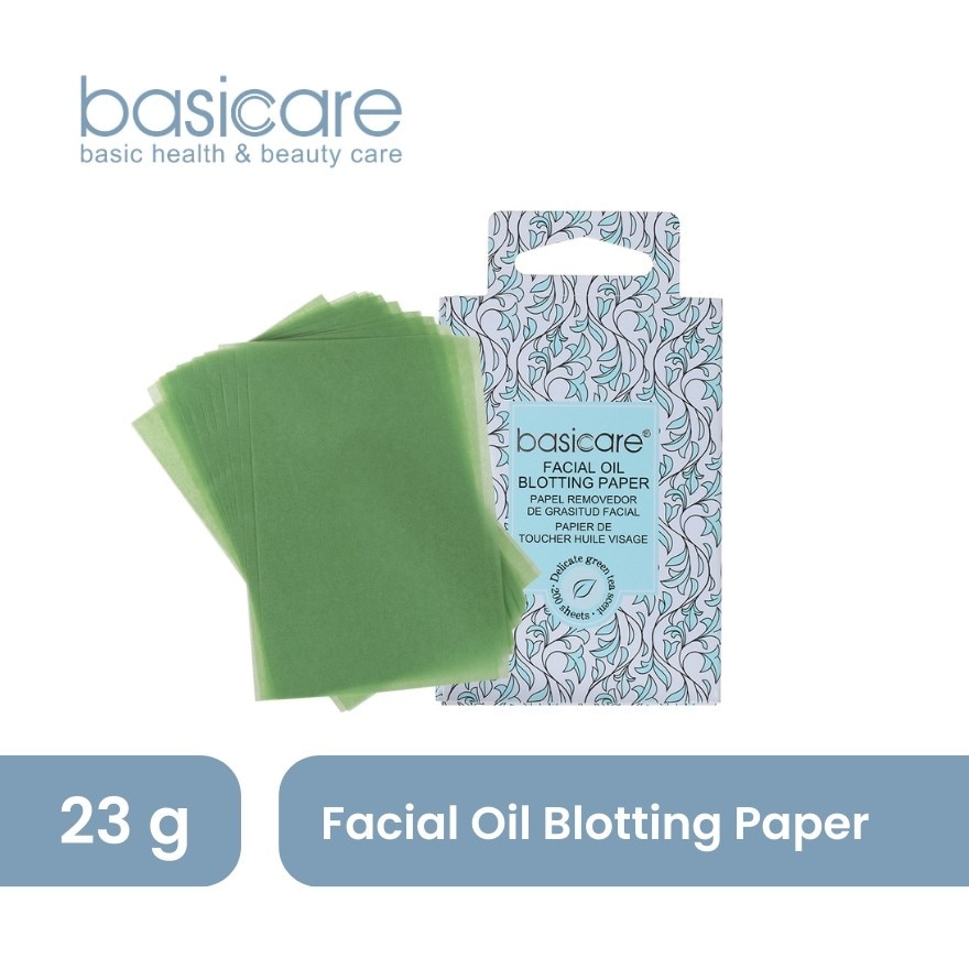 BASICARE Facial Oil Blotting Paper Green Tea image