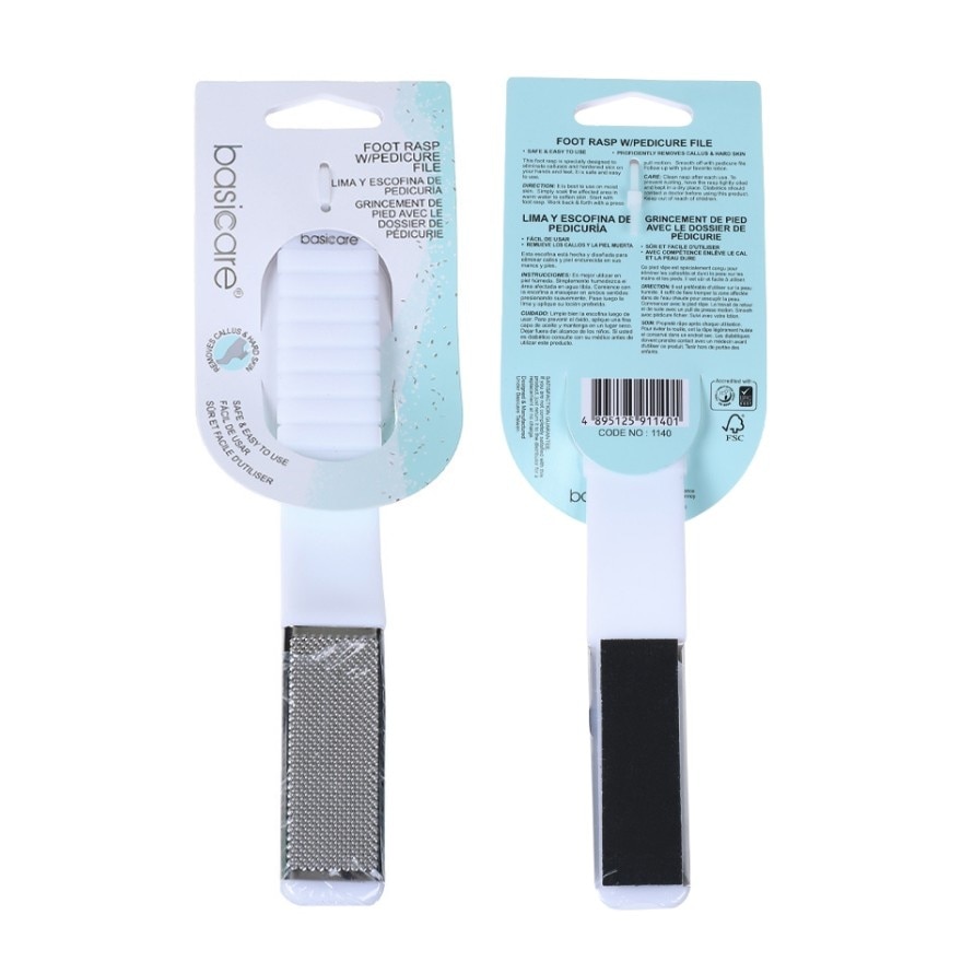 BASICARE Foot Rasp With Pedicure File image