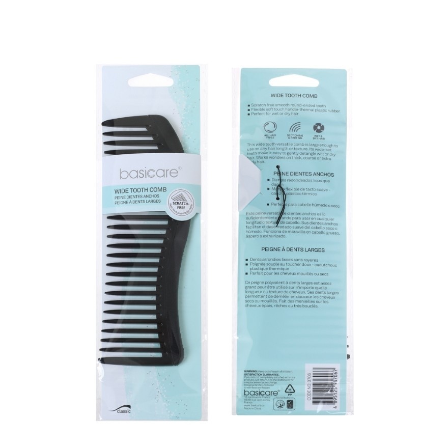 BASICARE Wide Tooth Comb image