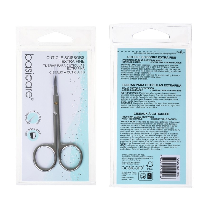 BASICARE Cuticle Scissors Extra Fine image