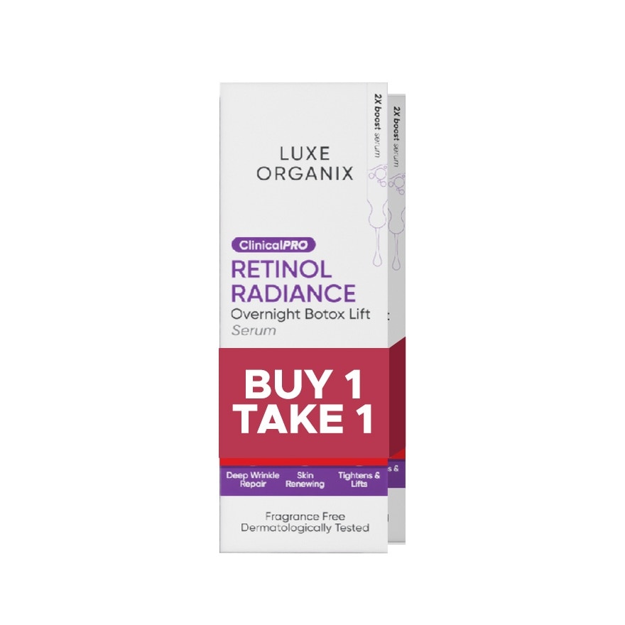 LUXE ORGANIX Retinol Radiance Serum 30ml Buy 1 Take 1