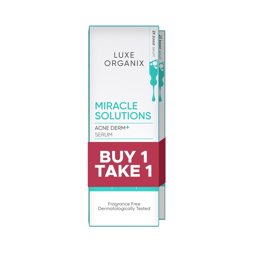 LUXE ORGANIX Miracle Solutions AHA BHA Serum 30ml Buy 1 Take 1