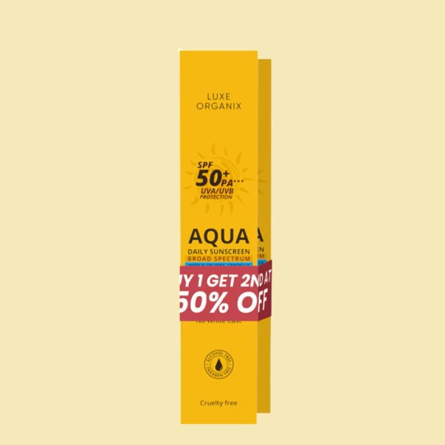 LUXE ORGANIX Aqua Daily Sunscreen 50ml