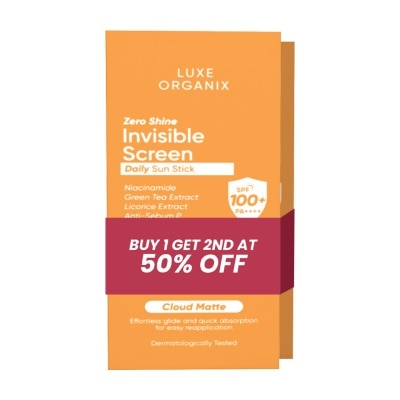 LUXE ORGANIX LUXE ORGANIX Zero Shine Invisible Screen Daily Sun Stick 20g