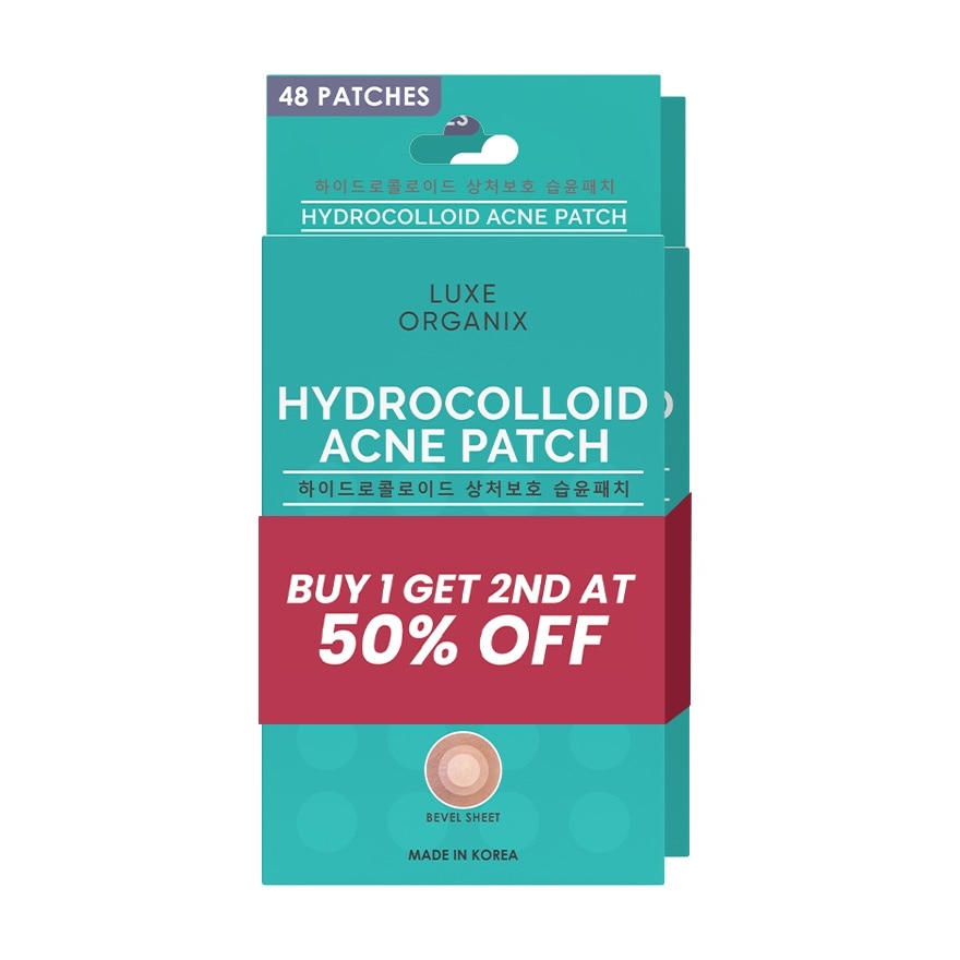 LUXE ORGANIX Hydrocolloid Acne Spot Patch Night