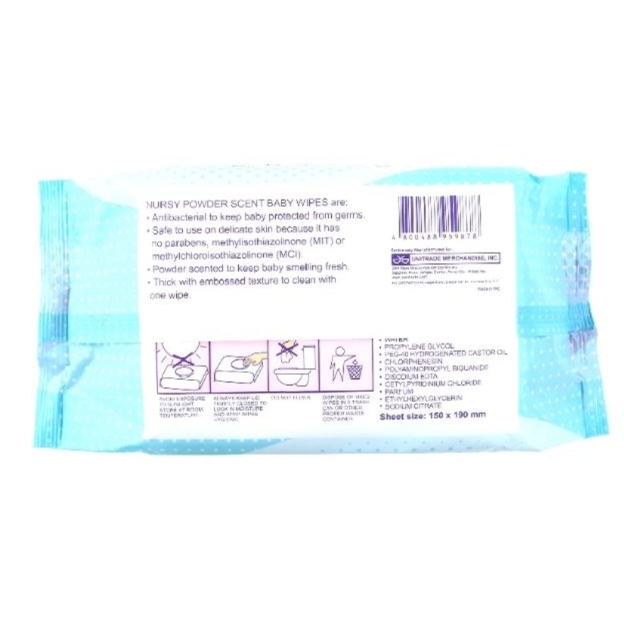 NURSY Baby Wipes Powder Scent 90s