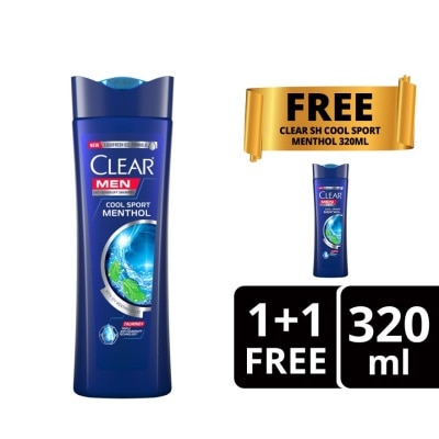 CLEAR CLEAR Men Shampoo Cool Sport Menthol 320ml