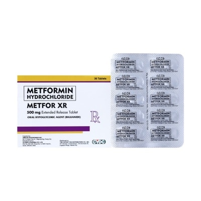 METFOR, METFOR XR 500mg Sold Per Piece [PRESCRIPTION REQUIRED ...