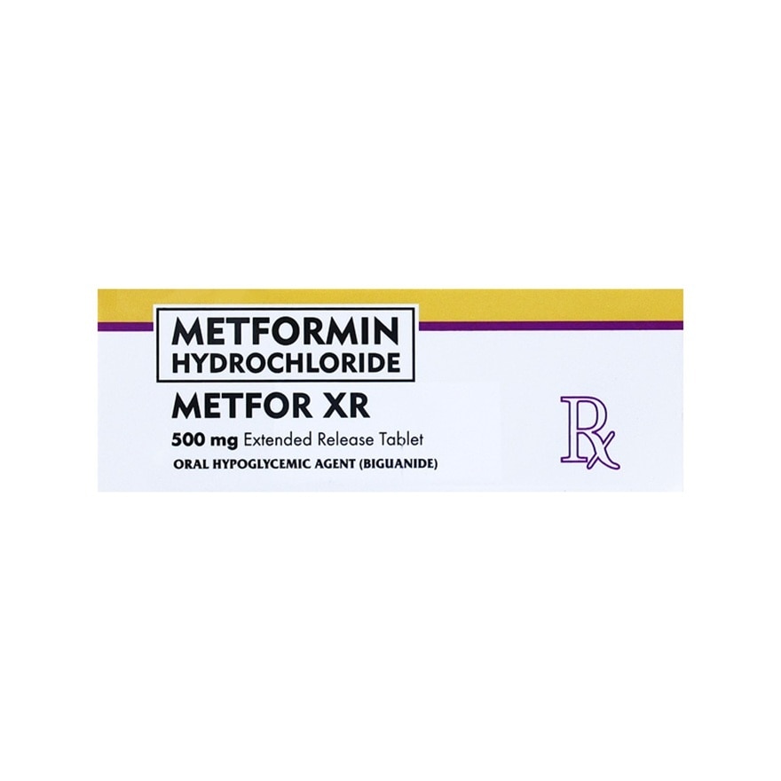 METFOR XR 500mg Sold Per Piece [PRESCRIPTION REQUIRED]