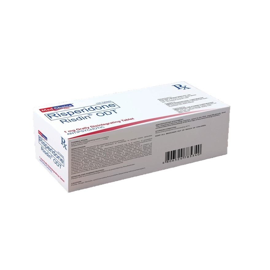 RISDIN ODT 1mg Sold Per Piece [PRESCRIPTION REQUIRED]