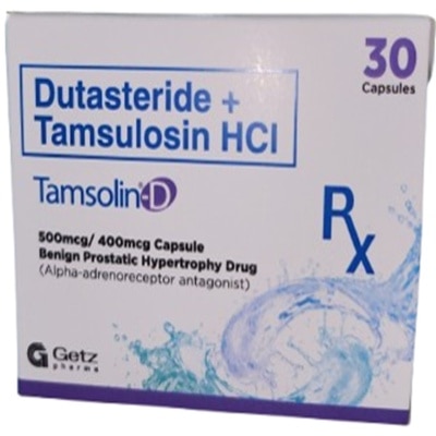 TAMSOLIN - TAMSOLIN D 500mcg/400mcg Sold Per Piece [PRESCRIPTION REQUIRED]