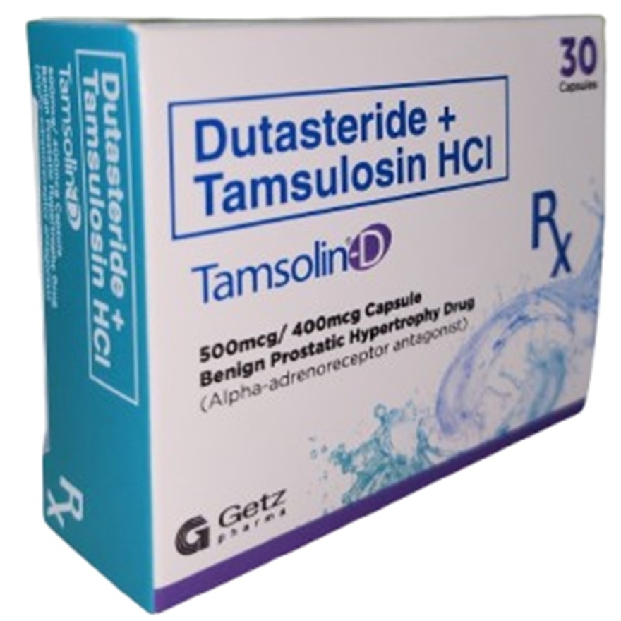 TAMSOLIN D 500mcg/400mcg Sold Per Piece [PRESCRIPTION REQUIRED]