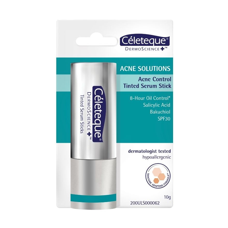 CELETEQUE DermoScience+ Acne Control Tinted Serum Stick 10g image