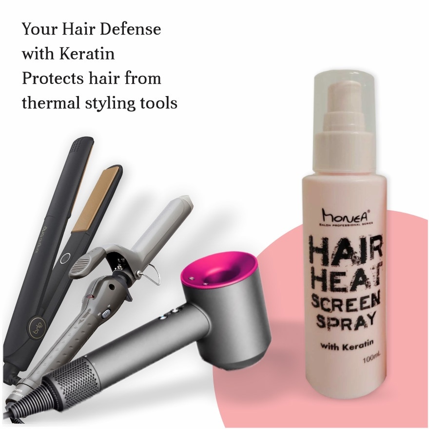 MONEA Hair Heat Screen Spray with Keratin 100ml