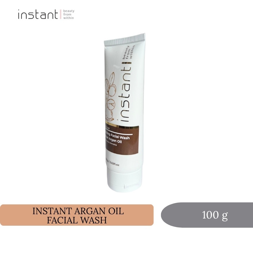 INSTANT Argan Glow Revitalizing Facial Wash 100g image