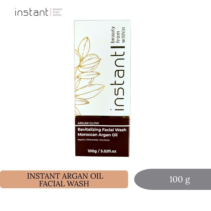 INSTANT Argan Glow Revitalizing Facial Wash 100g image