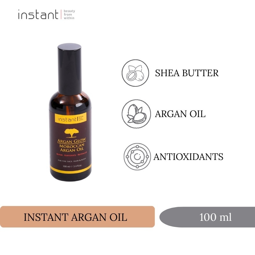 INSTANT Argan Glow Moroccan Argan Oil 100ml