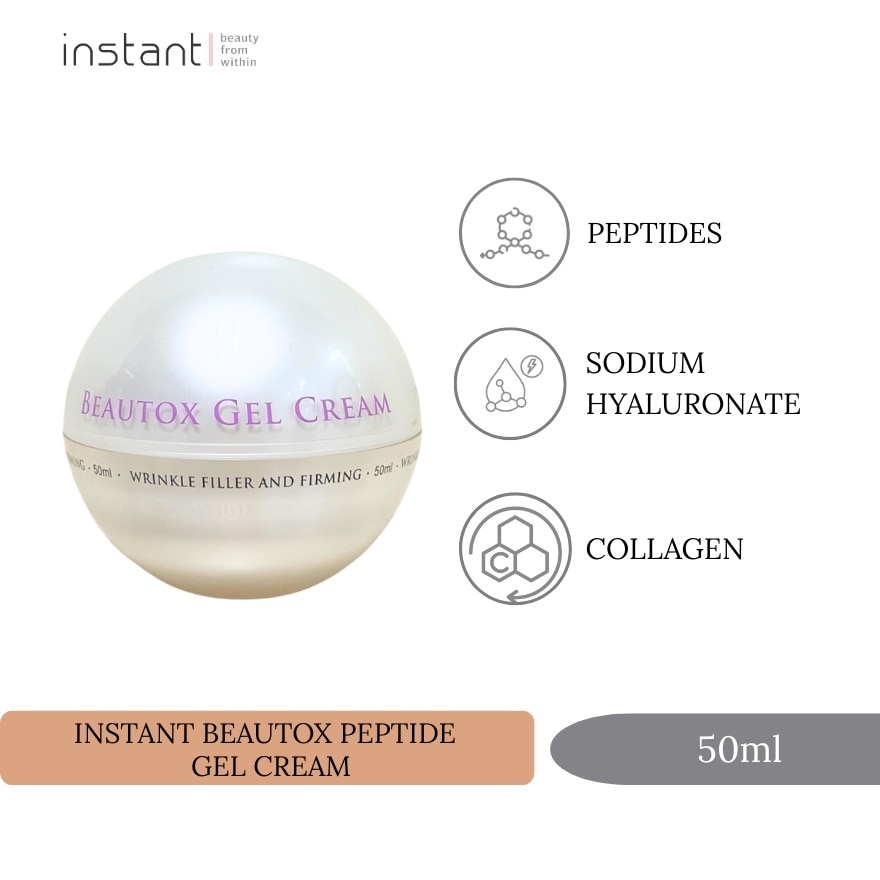 INSTANT Beautox Peptide Gel Cream 50ml