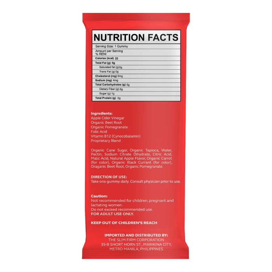 THE SLIM FIRM Apple Cider Vinegar 1000mg x 10s