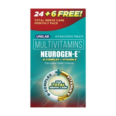 NEUROGEN NEUROGEN-E B-Complex + Vitamin E 30 Film Coated Tablet