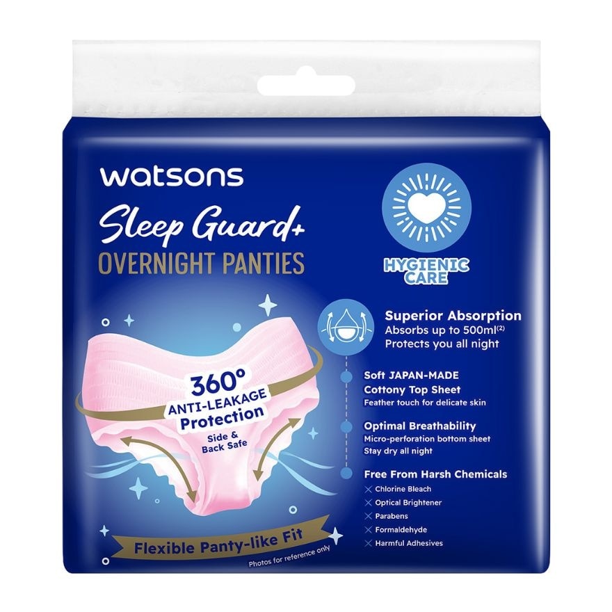 WATSONS Sleep Guard Overnight Panties S-M 2s