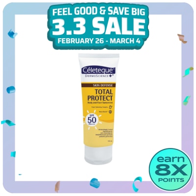 CELETEQUE CELETEQUE Skin Defense Total Protect Face & Body Sunscreen SPF50 PA++++ 100ml