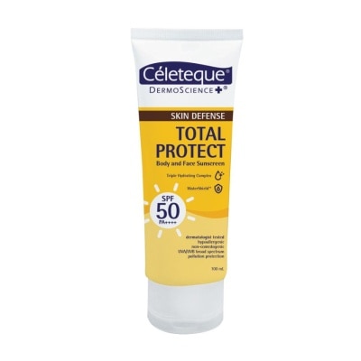CELETEQUE - CELETEQUE Skin Defense Total Protect Face & Body Sunscreen SPF50 PA++++ 100ml