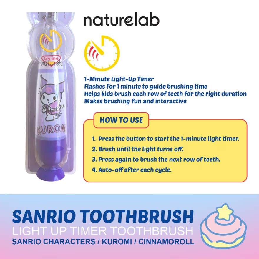 NATURELAB Sanrio Light Up Toothbrush