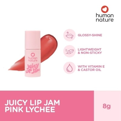 HUMAN NATURE HUMAN NATURE Juicy Lip Jam Pink Lychee 8g