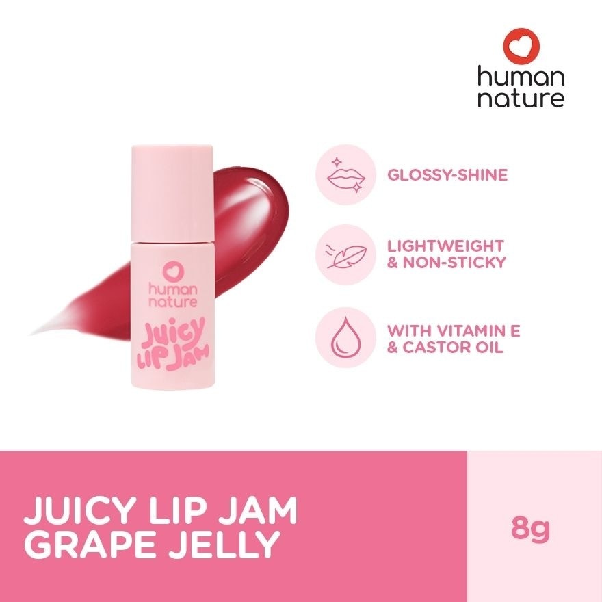 HUMAN NATURE Juicy Lip Jam Grape Jelly 8g