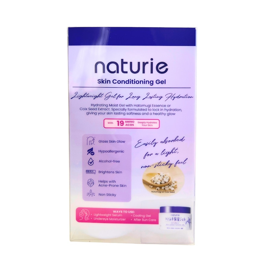 NATURIE Gift Set Skin Conditioner 500ml & Mini Gel 18g