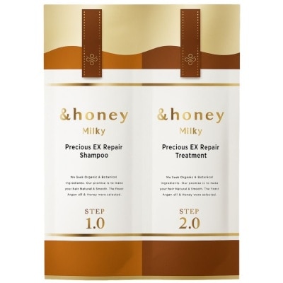 ANDHONEY ANDHONEY Milky Ex Damage Repair Shampoo and Treatment Trial Pack