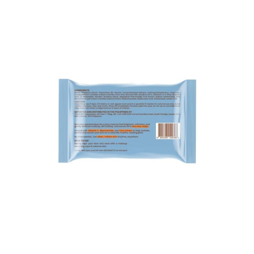 SOLA Juicy Jelly Vitamin C Makeup Removing Wipes 10s