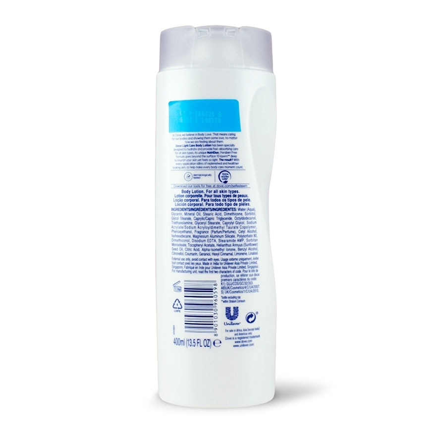DOVE Light Care Body Lotion 400ml