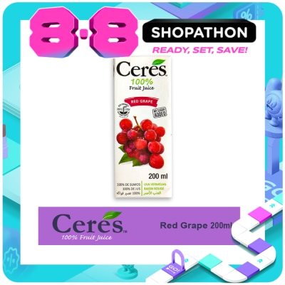 CERES - CERES 100 Percent Red Grape Juice 200ml image