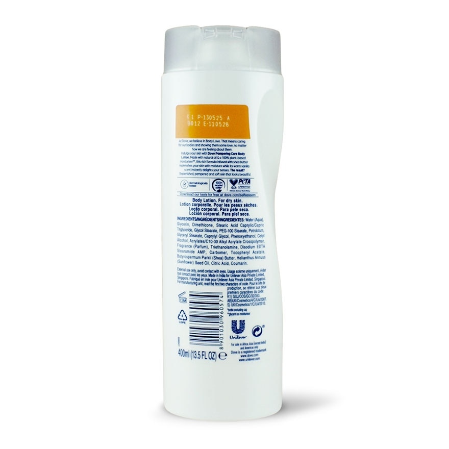 DOVE Pampering Care Body Lotion 400ml
